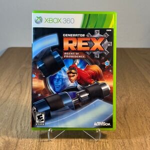 Activision Generator Rex Agent of Providence Xbox 360 Green Good Case and Manual